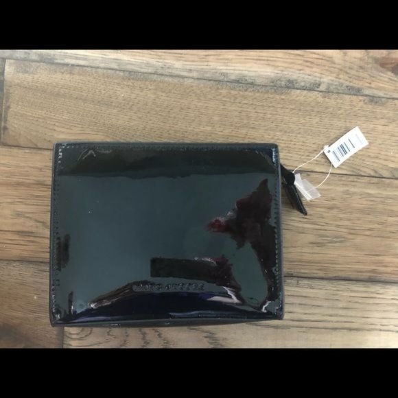 Marc Jacobs Black Shiny Evening Bag Clutch NWT - Picture 4 of 5